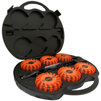 Rechargeable Magnetic Hazard Warning Lights 044660