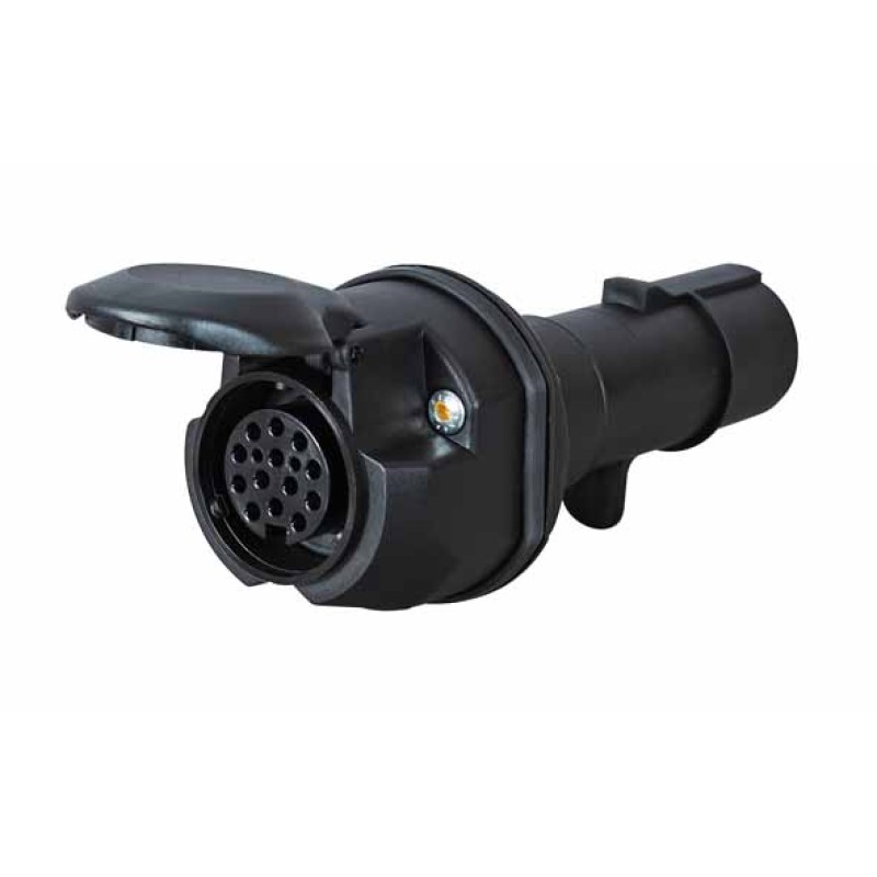 24V to 12V Trailer Lighting Converter 13 Pin Socket 047713 24V to 12V Trailer Lighting Converter 13 Pin Socket 047713