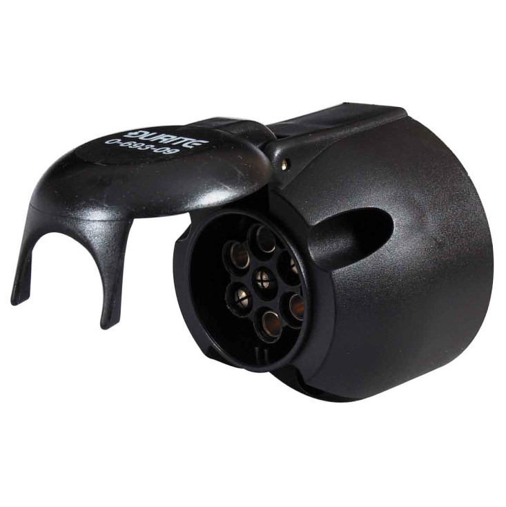 7 Pin Plastic Socket with Fog Cut Out ISO 1724 (12N) 069309 image