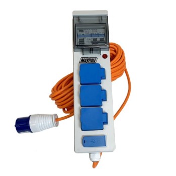 230v 13a Mobile Mains Power Unit with USB Socket MP3766