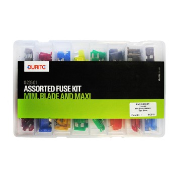 Assorted Mini and Maxi Blade Fuse Kit 023501