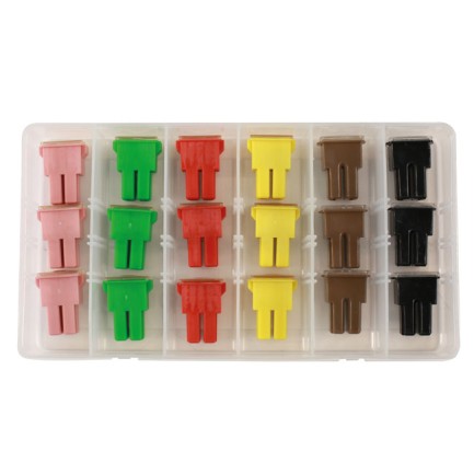Assorted Female PAL Fuses 18pc 30727 PAL Type Fuses image