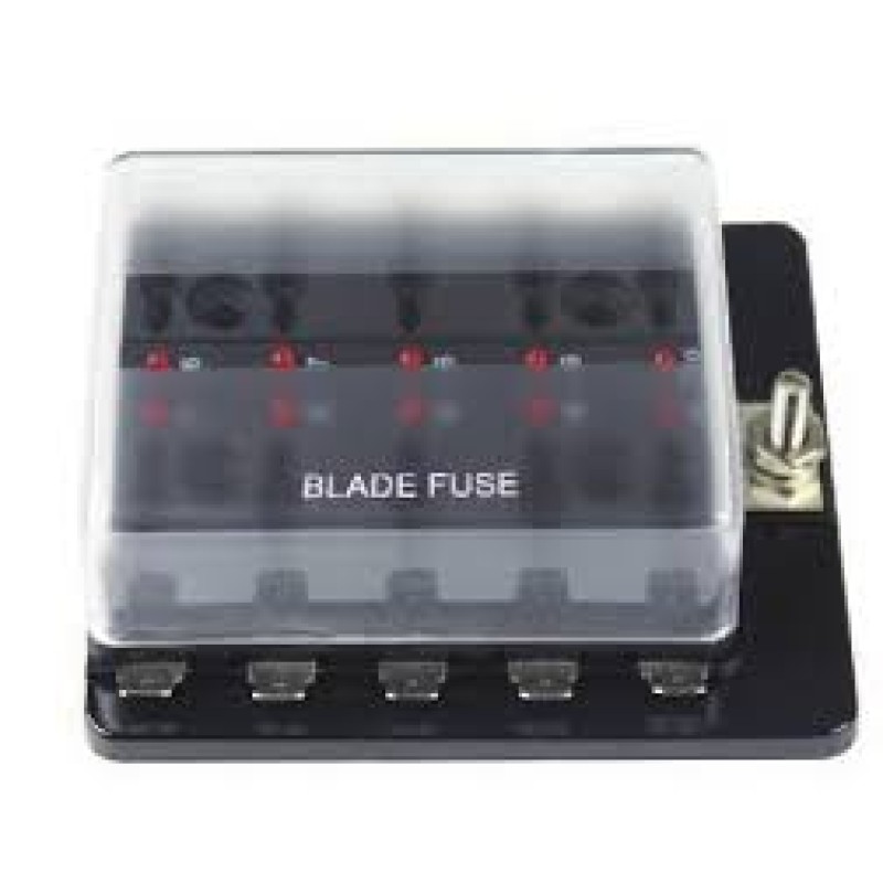 LED Blade Fuse Box FB10LED LED Blade Fuse Box FB10LED