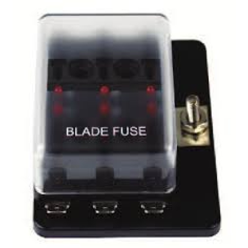 LED Blade Fuse Box FB6LED LED Blade Fuse Box FB6LED