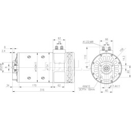 Hydraulic Motor 11214255 image