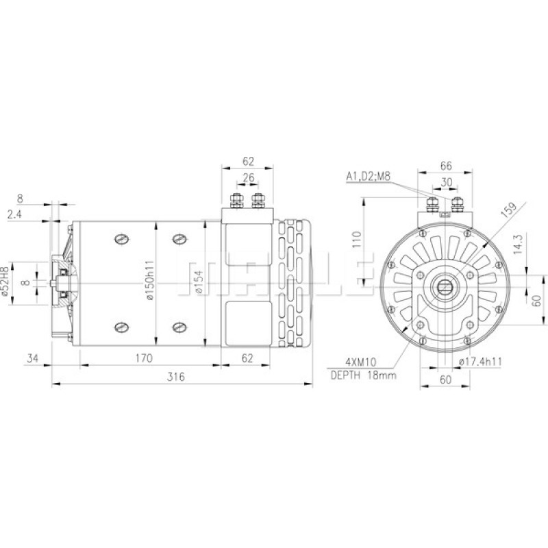 Hydraulic Motor 11214255 Hydraulic Motor 11214255