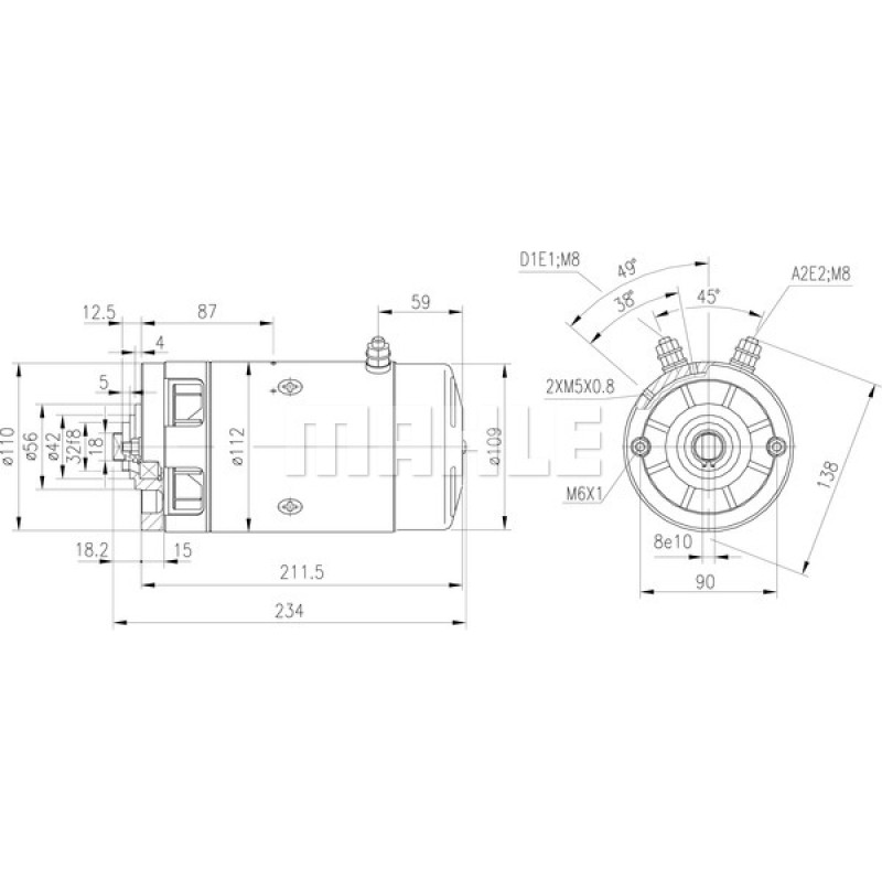 Hydraulic Motor 11212596 Hydraulic Motor 11212596
