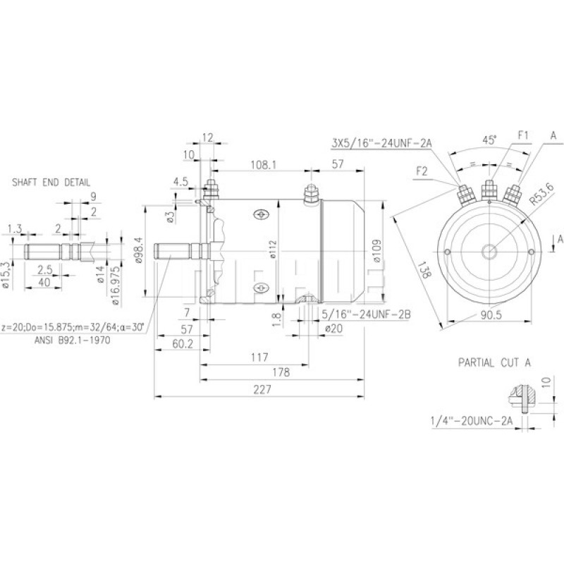 Hydraulic Motor 11216273 Hydraulic Motor 11216273