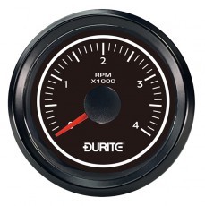 LED Illuminated 4000 rpm Marine Tachometer Gauge 052530