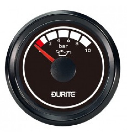 LED Illuminated Marine Oil Pressure Gauge 052536