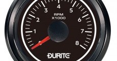 LED Illuminated 8000 rpm Marine Tachometer Gauge 052540 | AEP UK LTD