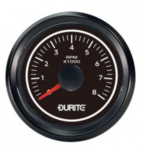 LED Illuminated 8000 rpm Marine Tachometer Gauge 052540