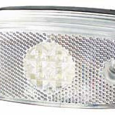 Clear 24V LED  Side Marker 016950
