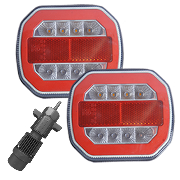 Wireless Magnetic Rear Combination Lamp Kit 24V 030045 Lighting - LED, LED Rear Combination Lamps image