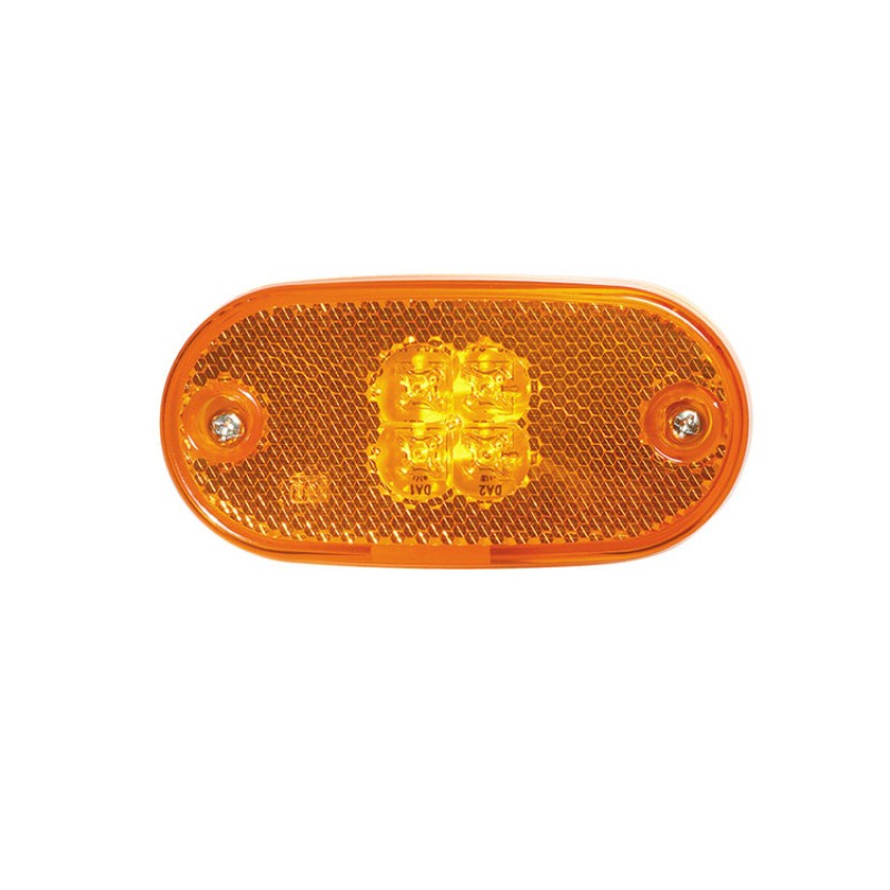 Amber 24V LED Side Marker Length 120mm PM-M1202A-24V Amber 24V LED Side Marker Length 120mm PM-M1202A-24V