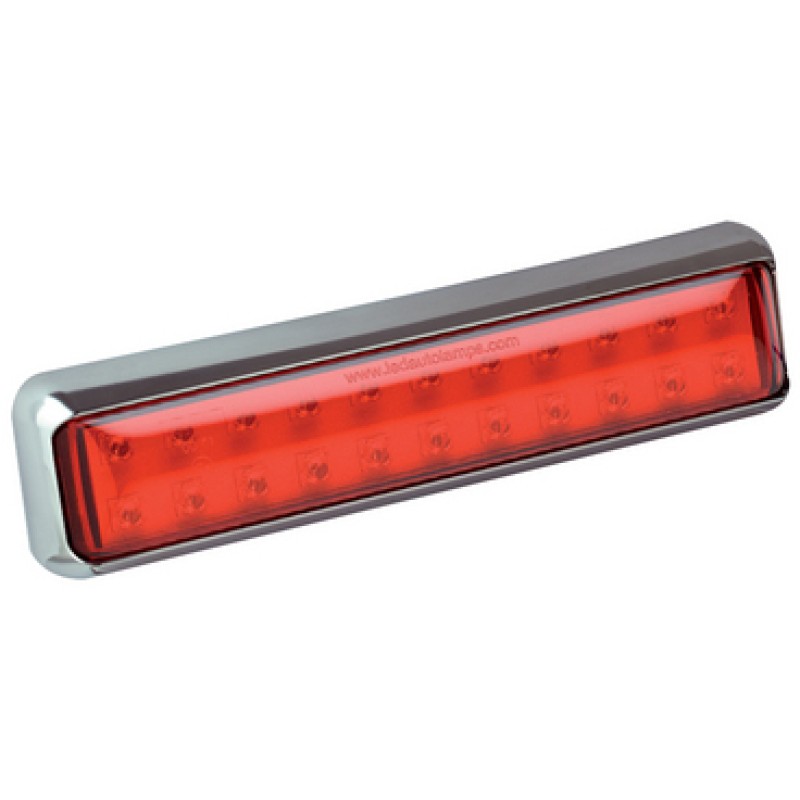 Slimline Rear Fog Lamp Chrome 200CFME