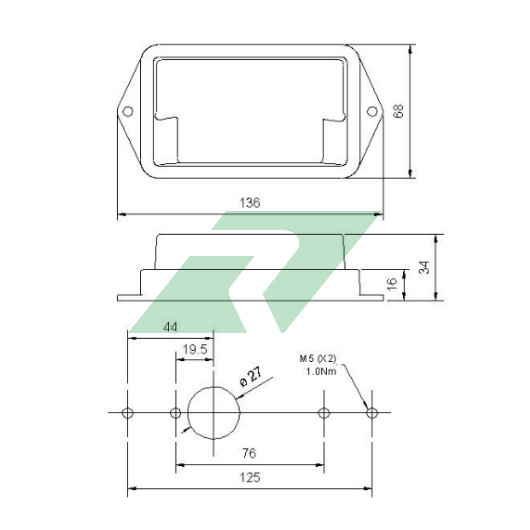 24V LED Amber Side Marker Lamp and Indicator Lamp 6260104 LED Amber Marker Lamps, LED Indicator Lamps image