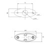 LED Side Marker Lamp with Bracket  8817305