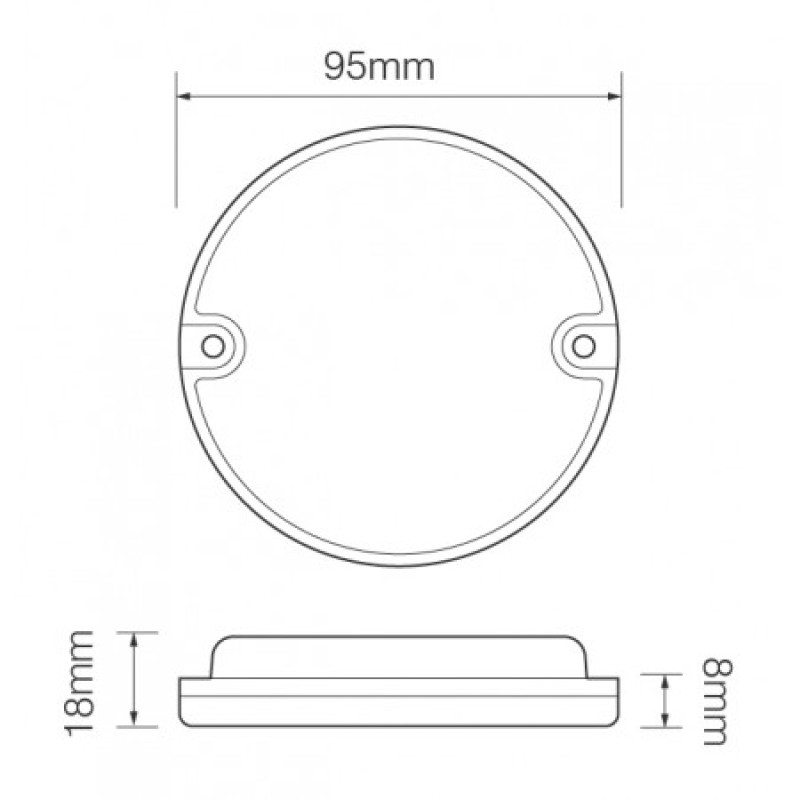 Round Rear Combination Lamp 95STIM Round Rear Combination Lamp 95STIM
