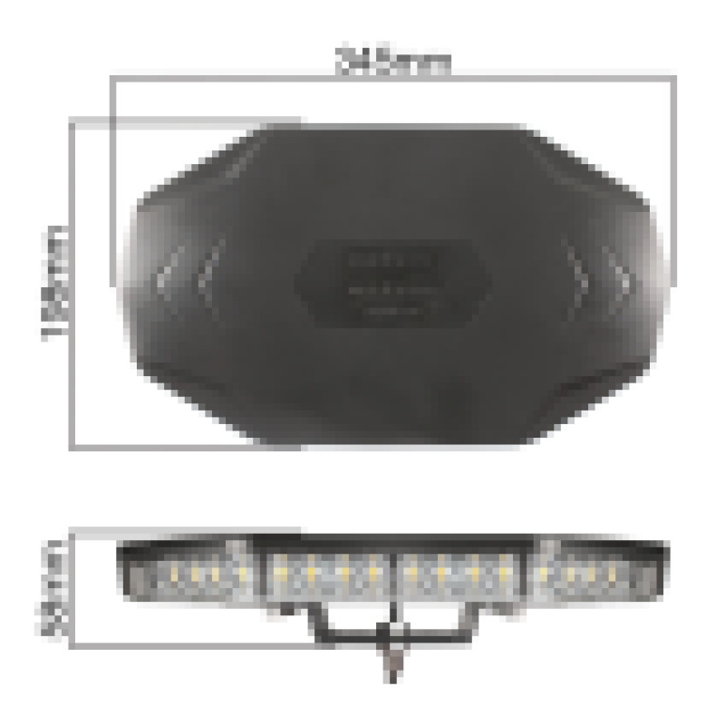 LED Light Bar 345mm Magnetic Base AMB719 LED Light Bar 345mm Magnetic Base AMB719