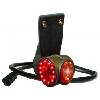 Superpoint III LED  Red and White Outline Marker Lamp LH  313364057