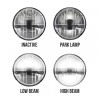Round 7 Inch LED Headlamp Right Hand Drive HLUK175 TWIN PACK Round 7 Inch LED Headlamp Right Hand Drive HLUK175 TWIN PACK