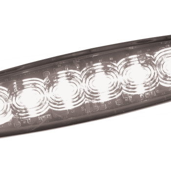 White 6 LED Warning Light LED26W