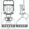 Dual Colour Cordless Rechargeable LED Inspection Lamp - 15W 054131