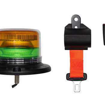 Dual Coloured LED Beacon with Seat Belt Kit SA124