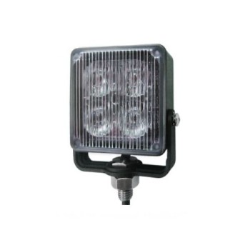 Square Blue LED Warning Light SQ4B