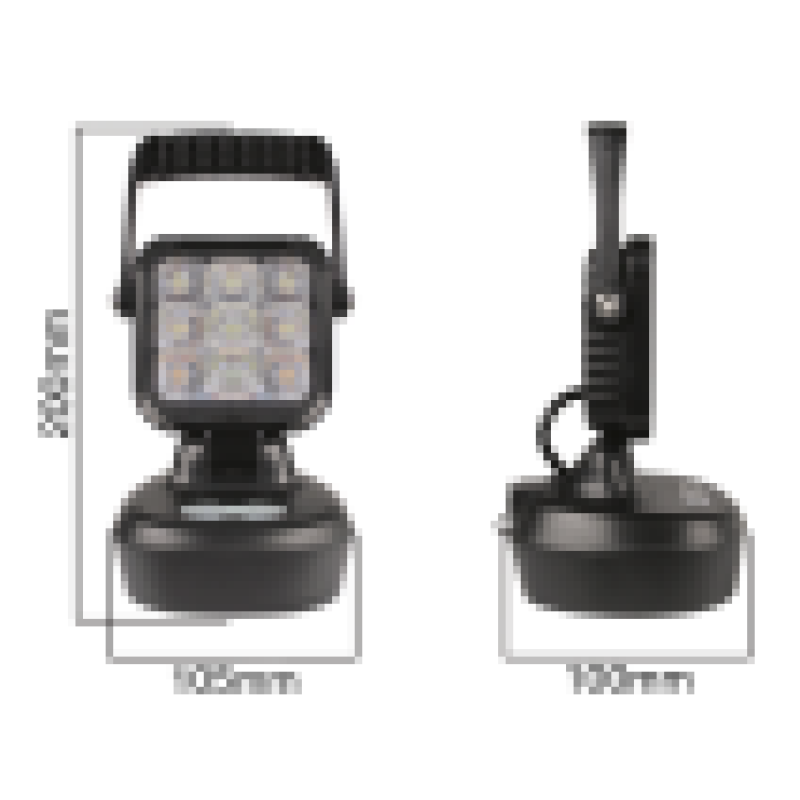 Square LED WorkLamp with Handle and Magnetic Base WL80M Square LED WorkLamp with Handle and Magnetic Base WL80M