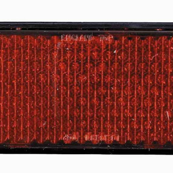 Amber Screw Fixing Rectangular Reflector  050510