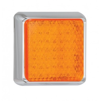 Square Rear Indicator Lamp Chrome 100CAME