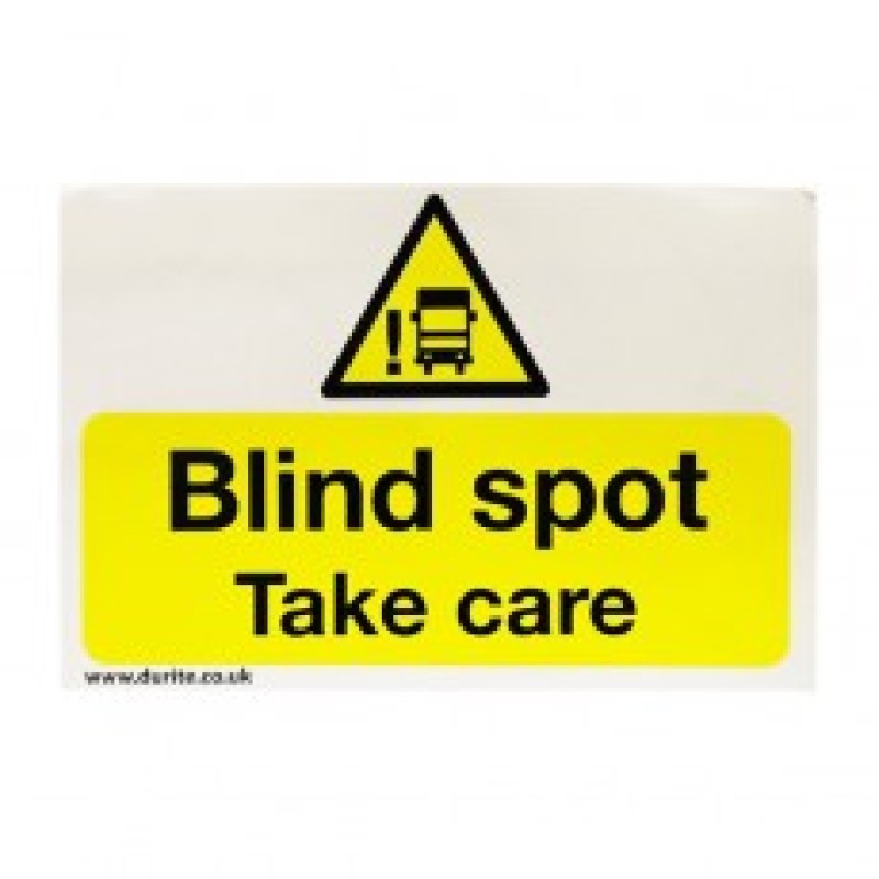 Blind Spot Warning Safety Sign 087051 Blind Spot Warning Safety Sign 087051