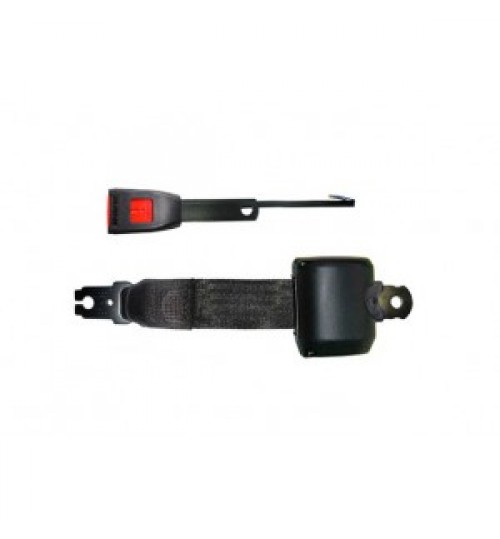 Black Securon Seat Belt Retracting Lap & Electric Switch Buckle 2220/15EL