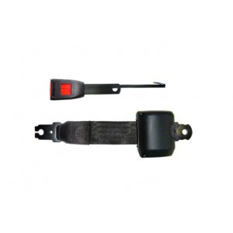 Black Rectractable Seat Belt 2220/15EL