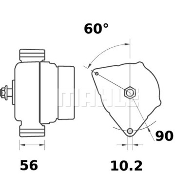 Alternator IA1031 OEM PN 11204409 image