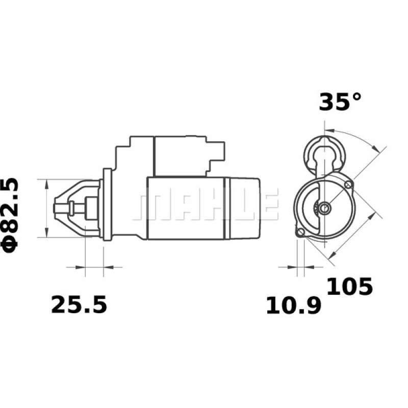 Starter Motor IS1217 OEM PN 11131949 Starter Motor IS1217 OEM PN 11131949