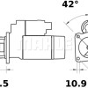Starter Motor IS1201   OEM  PN 11131781