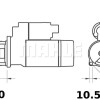 Starter Motor IS1252  OEM PN 11131861