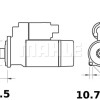 Starter Motor IS1062 OEM PN 11131199 image