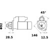 Starter Motor IS1398  OEM PN 11132193