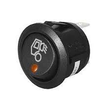 Amber LED 5th Wheel Lamp On Off Single Pole Plastic 053113