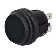 On-off, Push-push Single Pole, Black Non Illuminated 069051