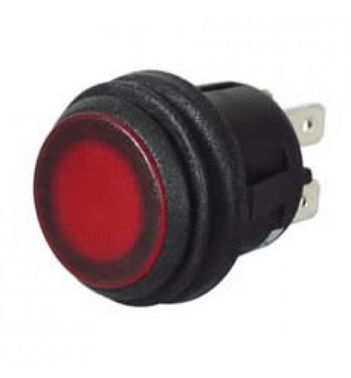 On-off, Push-push Single Pole, Red LED Illuminated  069055