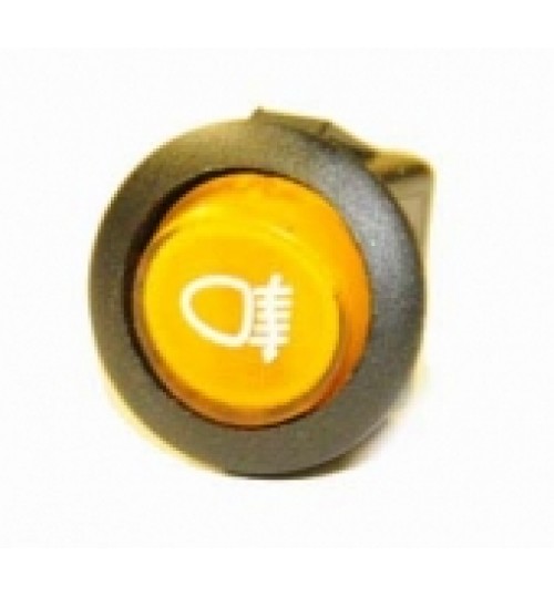 Illuminated Round Front Fog Switch Amber  LED  EX721FFOG