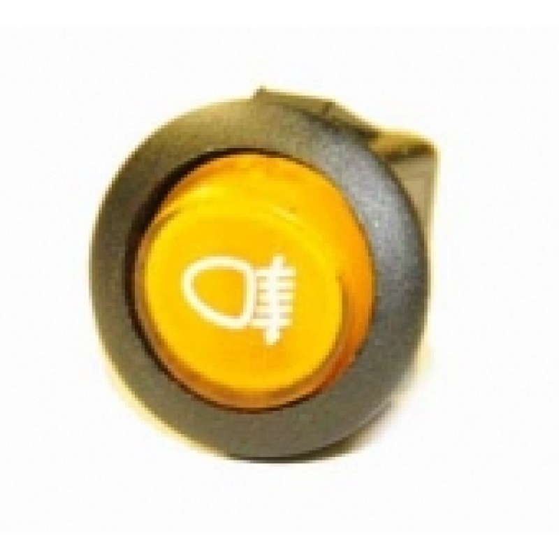 Illuminated Round Front Fog Switch Amber  LED  EX721FFOG
