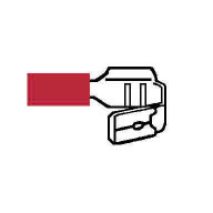6,30mm Piggy Back Terminal - Small Conductor 200133