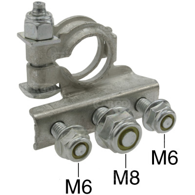 Battery Terminal 3 Stud Positive 1507701