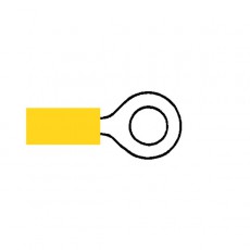 6,40mm Ring Terminal - Large Conductor 200122 Terminals and Connectors, Pre-Insulated Terminals image